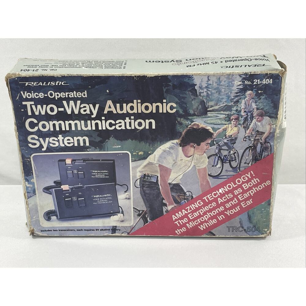 Realistic TRC 504 Voice Operated Two Way Audionic Communication System - Picture 5 of 10